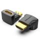 Vention HDMI 90 Degree Male to Female Adapter Vention Black