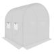 23. GREENHOUSE GARDEN TUNNEL 200x200x200CM PE STRUCTURE WHITE STEEL