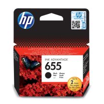 HP Black Ink Cartridge HP 655, HP655=CZ109AE, 550 pages, 14 ml
