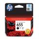 HP Black Ink Cartridge HP 655, HP655=CZ109AE, 550 pages, 14 ml