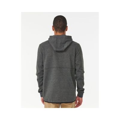12. RIP CURL Anti Series Departed Zip Thru Sweatshirt Brown