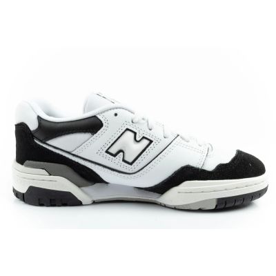 4. New Balance 550 youth sports shoes sneakers leather fashionable black white