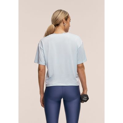 3. CASALL Women's Laser Mesh Tee Blue