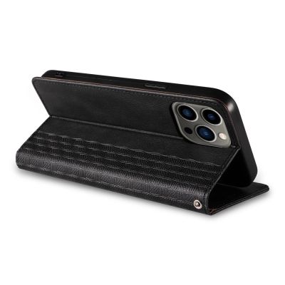 10. Magnet Strap Case for Samsung Galaxy S23 Flip Wallet Mini Lanyard Stand Black