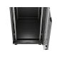 LANBERG FLOOR RACK CABINET 19" 24U 600X800 BLACK GLASS DOOR LCD (FLAT PACK) V2