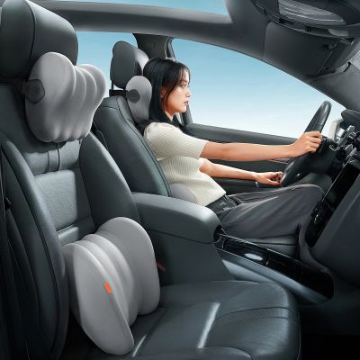 10. Baseus ComfortRide car lumbar pillow - gray