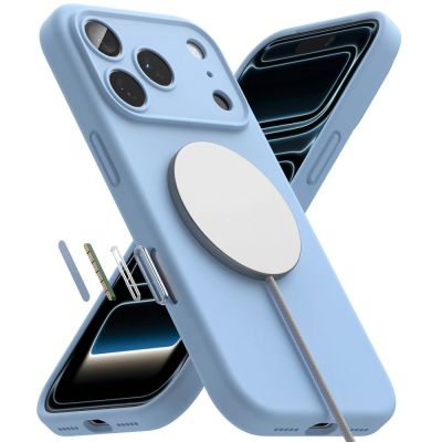 5. Ringke Silicone MagSafe case for iPhone 18 Pro Max - light blue