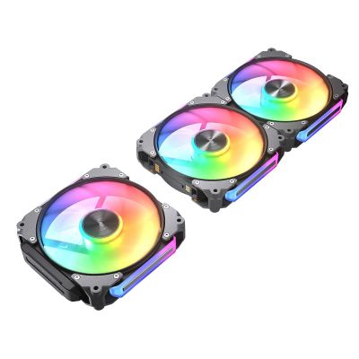 7. COUGAR CF-APR12HB3-RGB Computer Case Fan 12 cm Black 3 pcs.