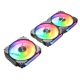 7. COUGAR CF-APR12HB3-RGB Computer Case Fan 12 cm Black 3 pcs.