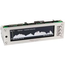 Aqua Computer 53145 LCD Fan Speed Controller Stainless Steel