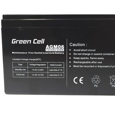2. GREEN CELL GEL BATTERY AGM06 12V 9AH