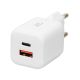 4. IBOX UNIVERSAL CHARGER C-42 GAN PD33W USB A+C WHITE