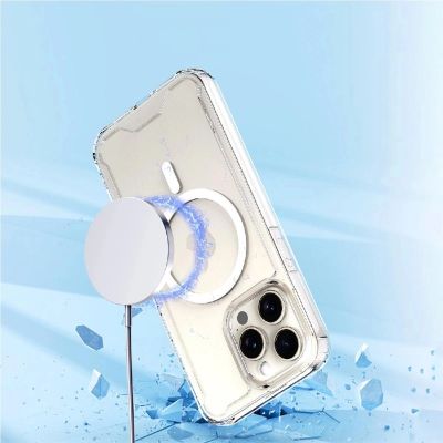 6. Wozinsky Clear Corner Case MagSafe for Samsung Galaxy S24 FE - Clear