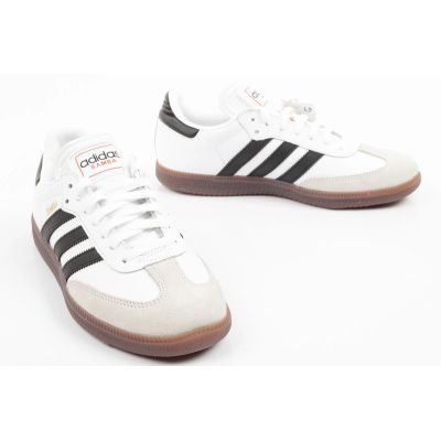 7. Adidas sports shoes sneakers Samba fashionable leather white