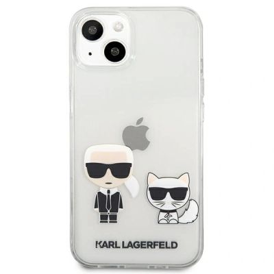 3. Karl Lagerfeld Transparent Karl & Choupette Case for iPhone 13 mini - transparent