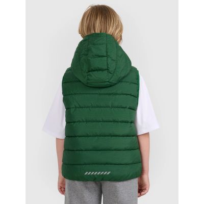 5. Boy's down vest with synthetic filling 4F 4FJRAW25TVJAM324-41S