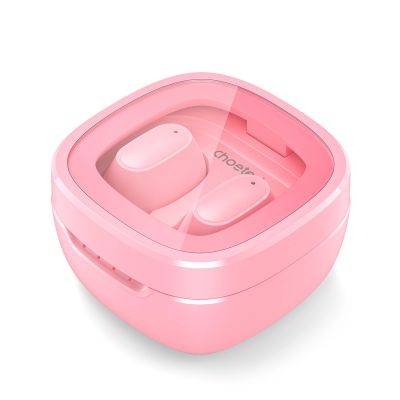 2. Choetech MEMS wireless TWS Bluetooth 5.3 headphones - pink