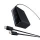 Baseus Digital GaN 3xUSB-C 1xUSB-A 240W Wall Charger with Power Cable - Black
