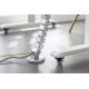 8. Cable organizer (spine), adjustable, flexible, 1.3m, silver