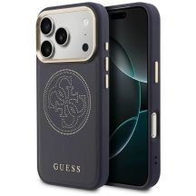 Guess Perforated 4G MagSafe case for iPhone 17 Pro - blue