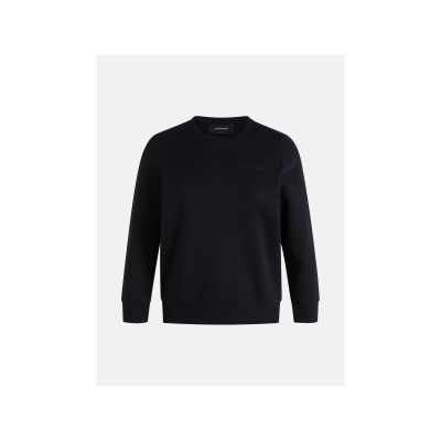 6. Peak Performance W Original Small Logo Crewneck Sweatshirt Black