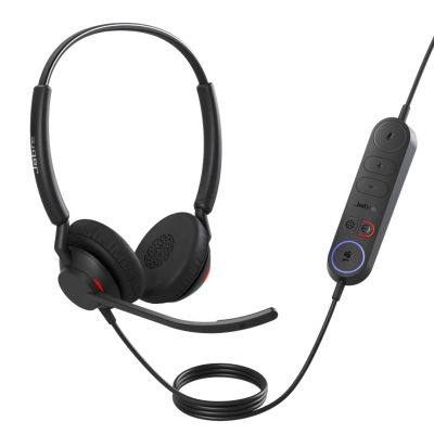 5. Jabra Engage 40 Headphones, Inline Link, USB C/A, MS Stereo