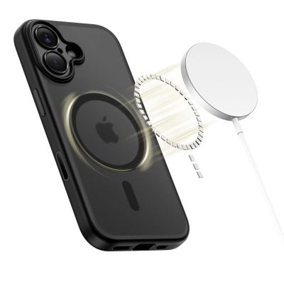 2. Tech-Protect Magpeak Magsafe CC Case for iPhone 17 - Matte Black