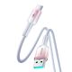 3. Joyroom S-A42 Crystal-Clear Series 3A USB-A - USB-C cable 1.2m - white