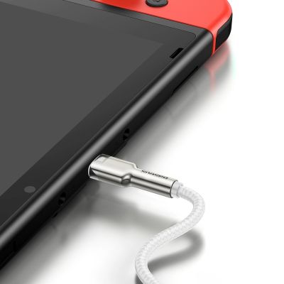 6. Baseus Cafule Metal 100W USB-C - USB-C Cable 2m - White