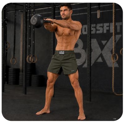 3. Shorty MMA Shorts ARMY GREEN COMBATWEAR V1 | DBX Bushido