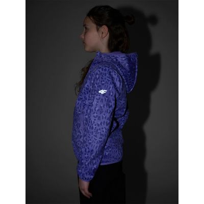 3. Girls' softshell jacket, windproof membrane 5000, 4F 4FJRAW25TSOFF507-90A