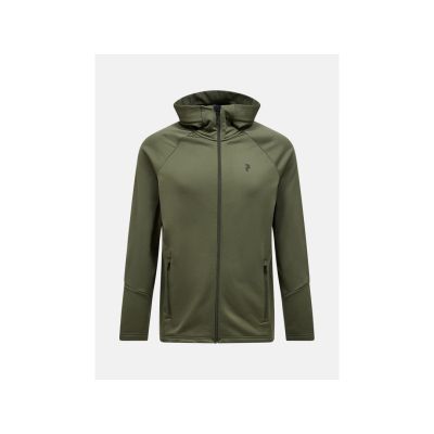 Peak Performance Rider Essentials Zip Hood - pine needle/pine needle size: m