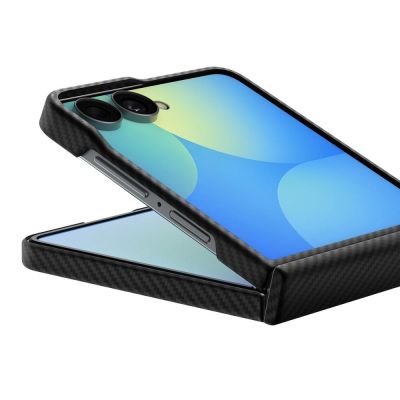 4. Spigen AirSkin Aramid MagFit MagSafe Case for Samsung Galaxy Z Flip 8 - Black