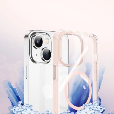 12. Dux Ducis Clin2 case for iPhone 14 Plus magnetic MagSafe cover pink
