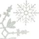 4. SILVER CHRISTMAS WINDOW STICKERS