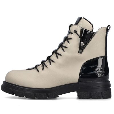 3. Women's insulated beige worker boots Rieker Z9152-60