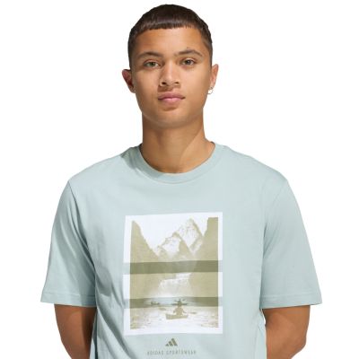4. Men's adidas Outdoor Kayaking Graphic T-shirt mint KG5409