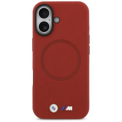 3. BMW M FW Metal Logo MagSafe Case for iPhone 17 - Red