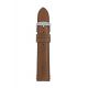 Zeppelin brown leather strap, 22 mm