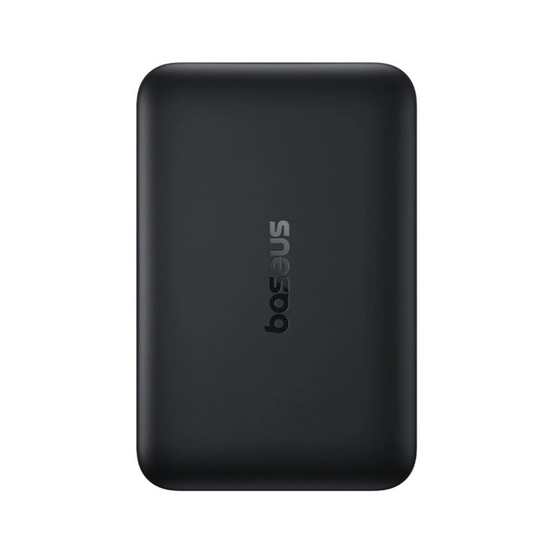 3. Baseus EnerFill FM11 Ultra-Mini 10000mAh 22.5W MagSafe Compatible Power Bank with Baseus Simple USB-C 20V/3A 30cm Cable - Black