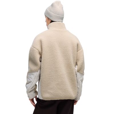 4. Men's Puma Hybrid Re: Fibre Sherpa Jacket Beige 694562 82