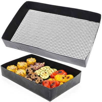 3. MAT, BASKET, GRILLING CUP, 28x18x5CM, NON-STICK