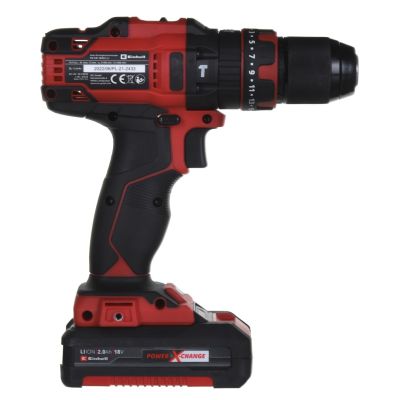 8. EINHELL TE-CD Cordless Drill Driver 18/40 Li-i +64 2x2Ah4513992