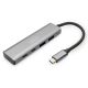 Digitus 4-Port USB-C Hub, 2 x USB A and 2 x USB-C