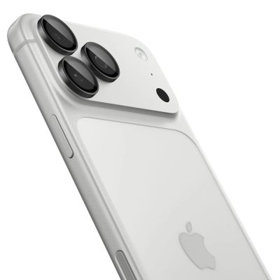 3. Spigen Optik Pro GLAS.TR EZ FIT 2-Pack Tempered Glass Camera Screen Protector for iPhone 18 Pro / 18 Pro Max - Dark Gray