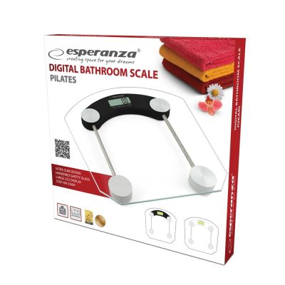 5. Esperanza Pilates EBS008K Bathroom Scale (transparent)