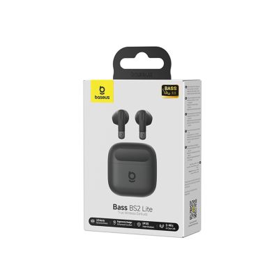 5. Baseus Bass BS2 Lite TWS headphones - black