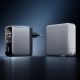 4. Cuktech AD1204U 120W Wall Charger with Display and USB-C Cable - Silver
