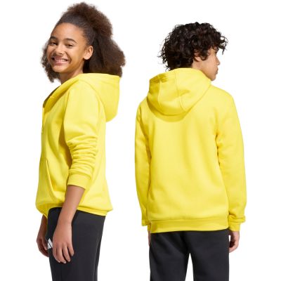 3. adidas Entrada 26 Full Zip Hoodie Yellow KH1777