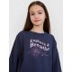 2. Girls' sweatshirt without a hood, 4F 4FJWSS25TSWSF1483-22S